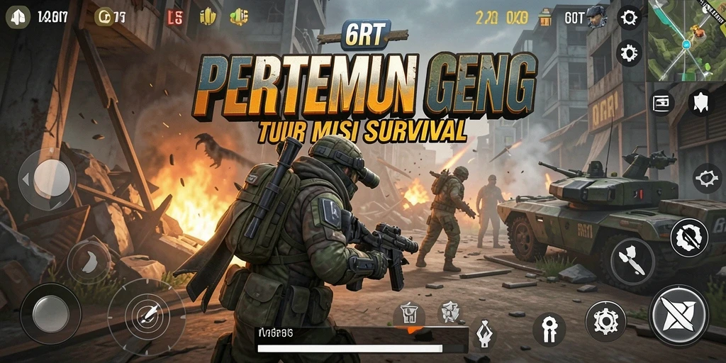 Gameplay intens di dunia TPS yang menegangkan.