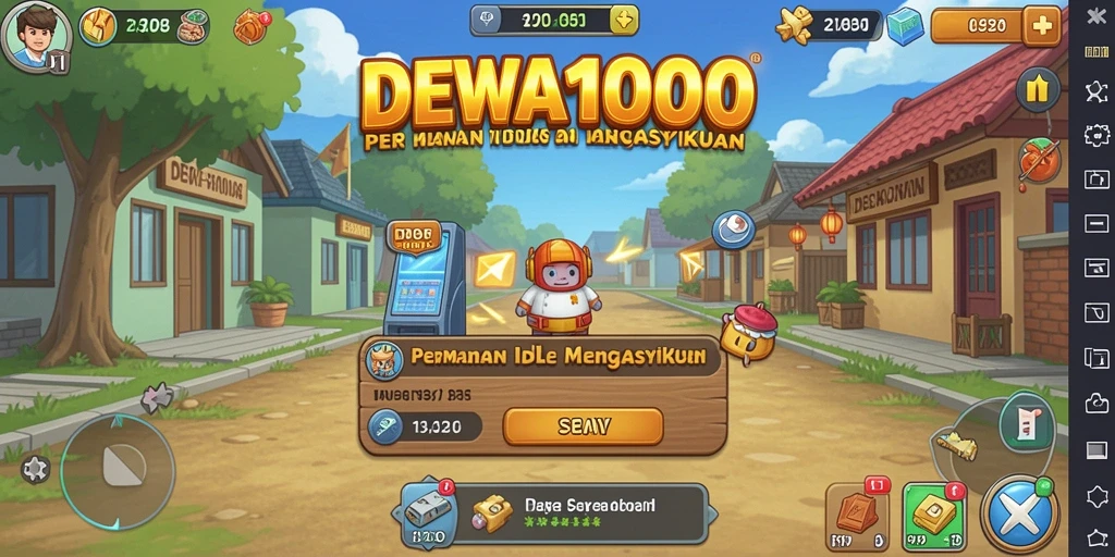 Tampilan gameplay DEWA1000 yang menarik dan interaktif.