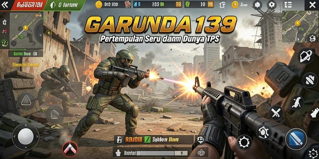 Tampilan gameplay seru dan action-packed di GARUDA138.