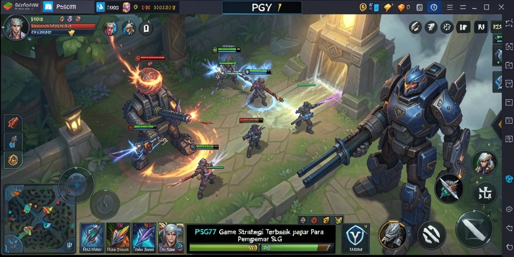 Tampilan gameplay seru dan menegangkan dalam PSG77.