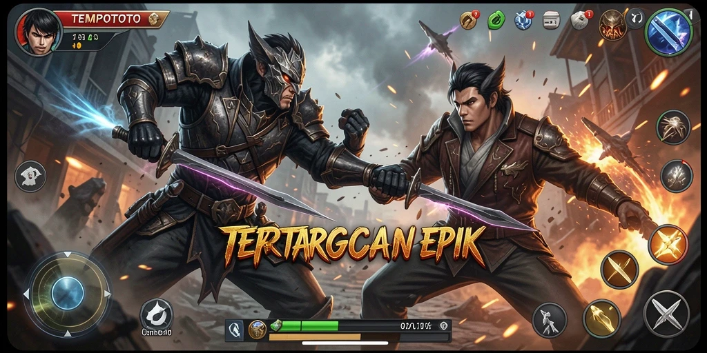Screenshot TEMPOTOTO dengan gameplay aksi mendebarkan.
