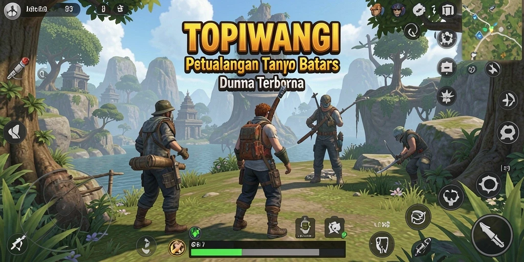 Tampilan gameplay menakjubkan dari dunia terbuka TOPIWANGI.